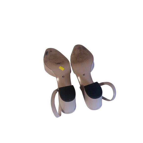 Itozer tan and black sling back heels size - Picture 5 of 6